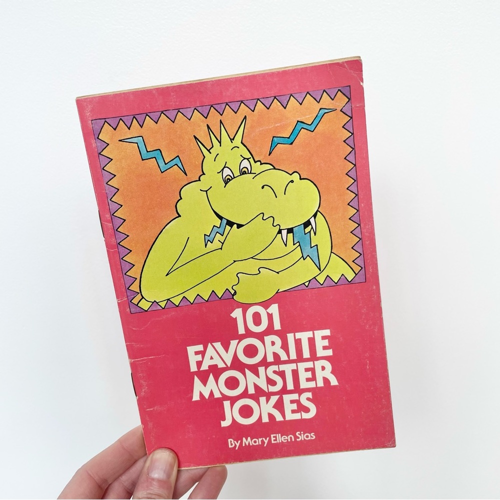 Vintage 101 Favorite Monster Jokes Book